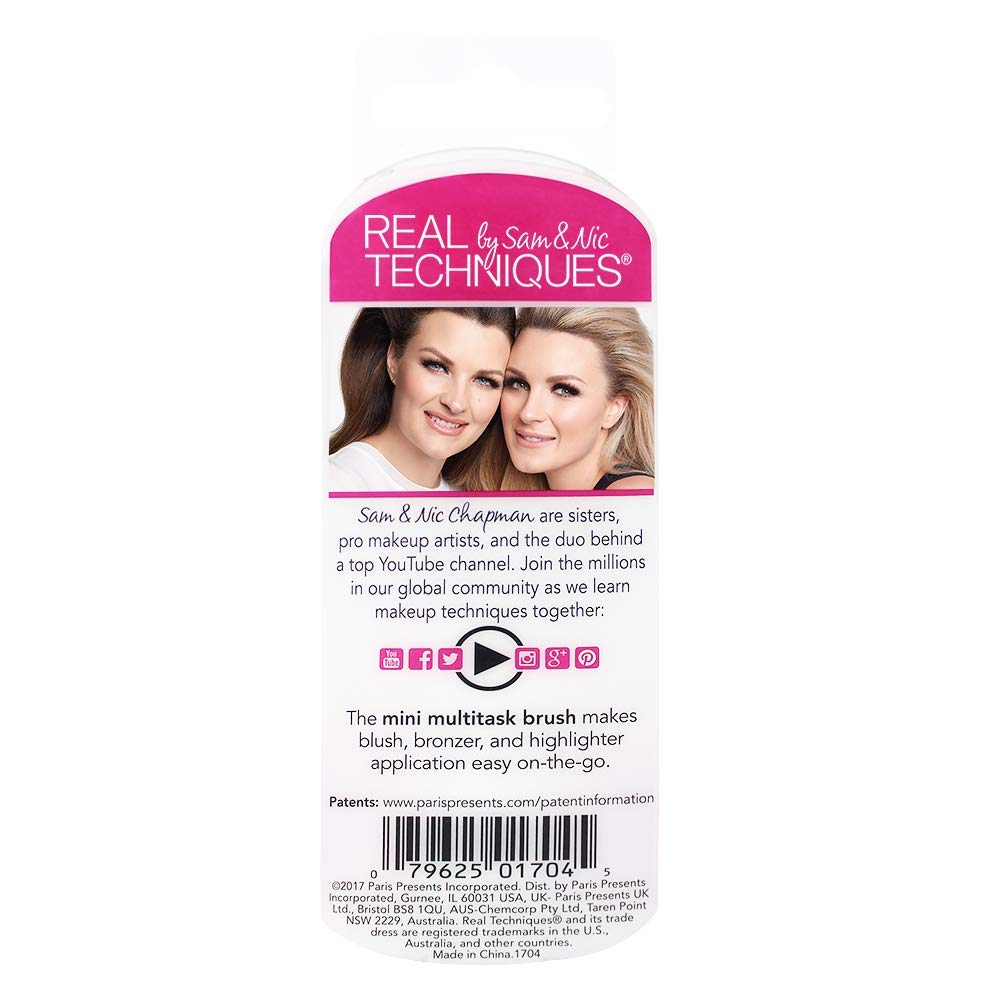 Real Techniques Mini Travel Size Multitask Makeup Brush for Blush Or Highlighter - Image 3 thumbnail