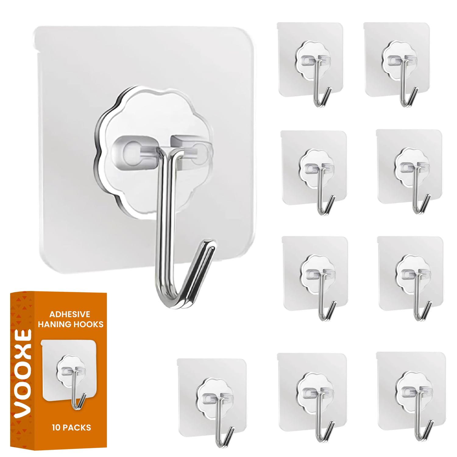 See full amazon price history chart for VOOXE (30 Pack Adhesive Hooks for Wall| Heavy Duty Waterproof Wall Hooks| Wall Hooks for Kitchen Bathroom Shower Door Outdoor Home Improvement Utility Hook (Hanging Hooks, 30 Pack) VOOXE (30 Pack Adhesive Hooks for Wall| Heavy Duty Waterproof Wall Hooks| Wall Hooks for Kitchen Bathroom Shower Door Outdoor Home Improvement Utility Hook (Hanging Hooks, 30 Pack) (B0D3XMG4ZL) Amazon Price History, Amazon Price Tracker