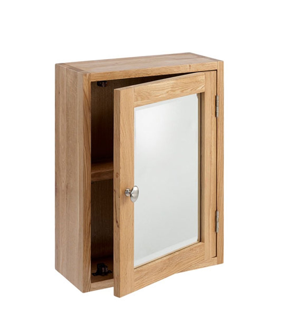 Lansdown Oak Single Bathroom Cabinet