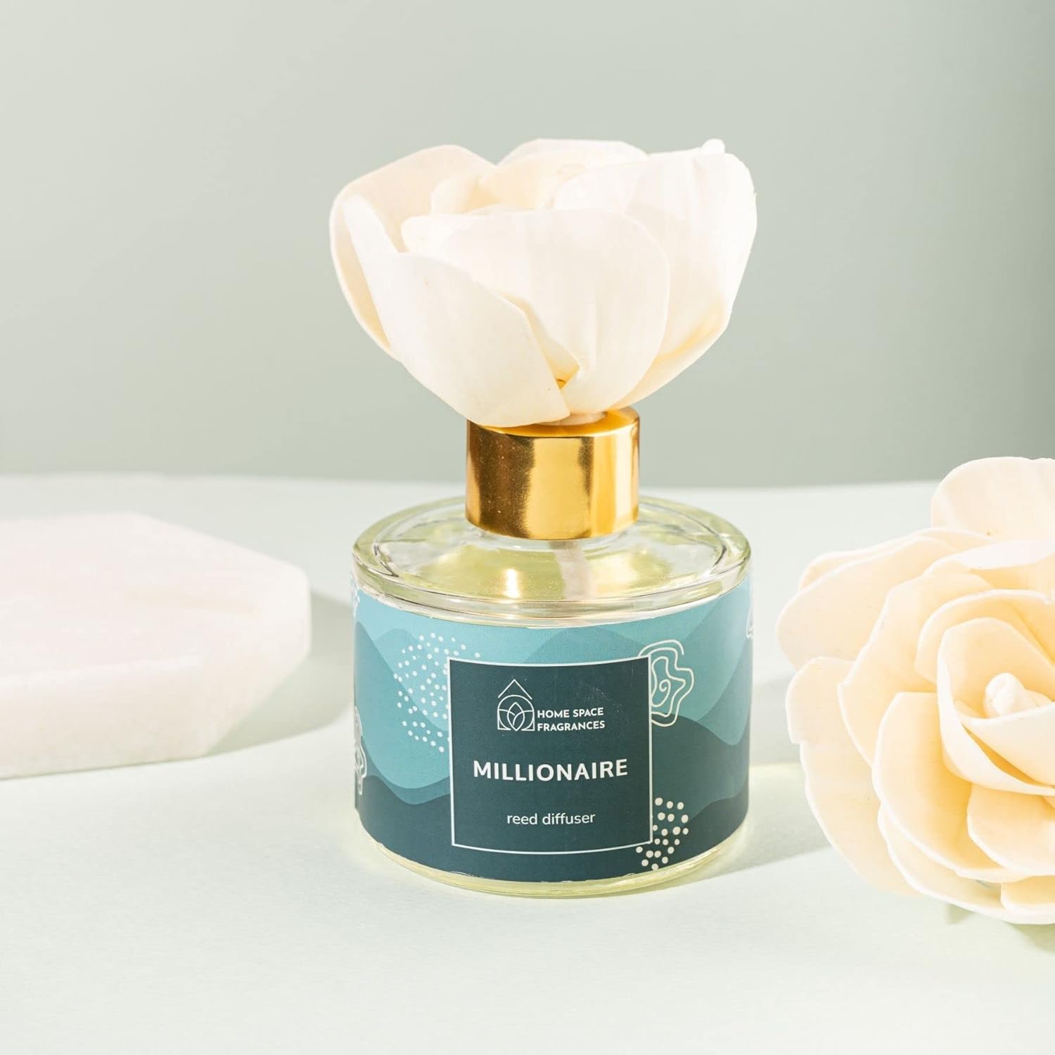 Millionaire Flower Diffuser Home Space Fragrances Reed Diffuser