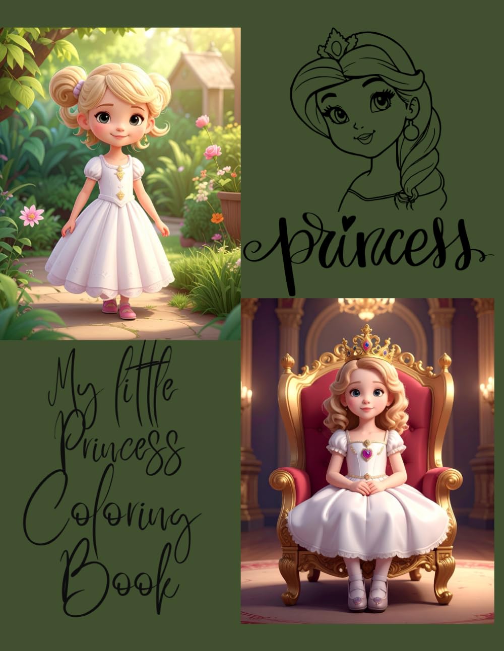 My Little Princess: Coloring Book Ages 4-10