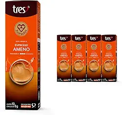 3 Corações Pack Cápsula de Café Espresso Ameno TRES - 40 un