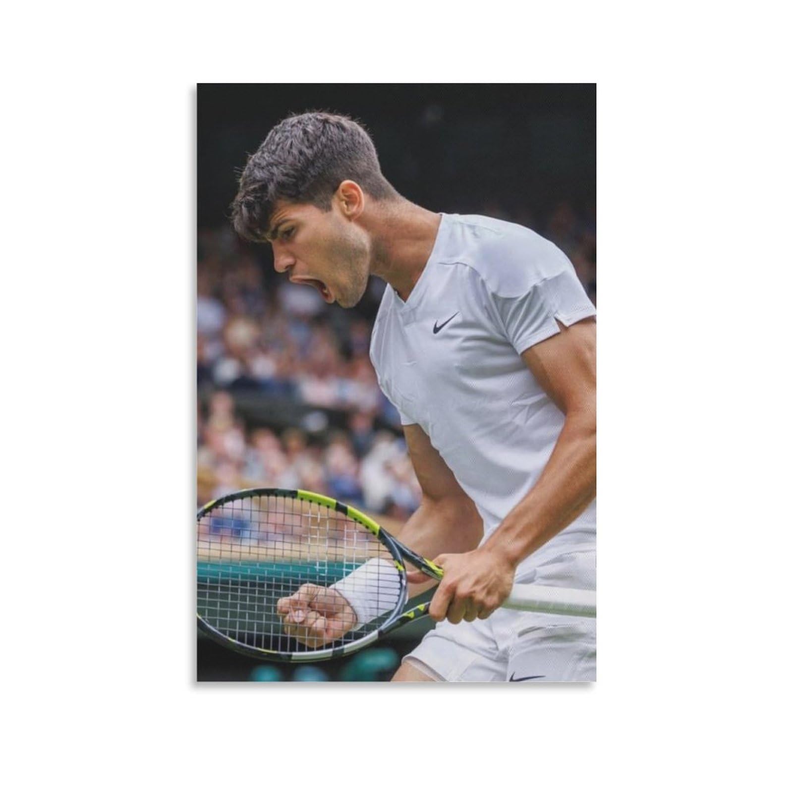 ASUIU Carlos Alcaraz Canvas Poster Poster Painting Canvas Wall Art Living Room Posters Painting 08x12inch(20x30cm)