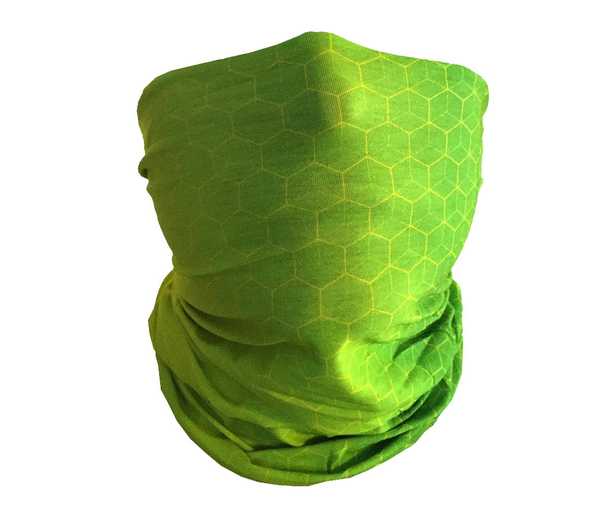 Beechfield Unisex Geo Lime Morf® Geometric Tube Scarf (Lime), One Size