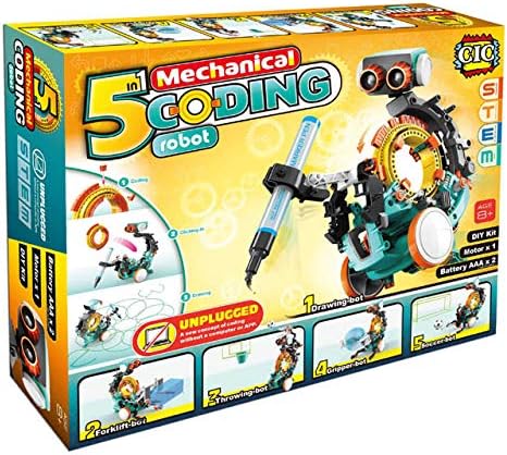 Amazon.com: Circuit-Test 5 in 1 Mechanical Coding Robot Kit : Toys & Games