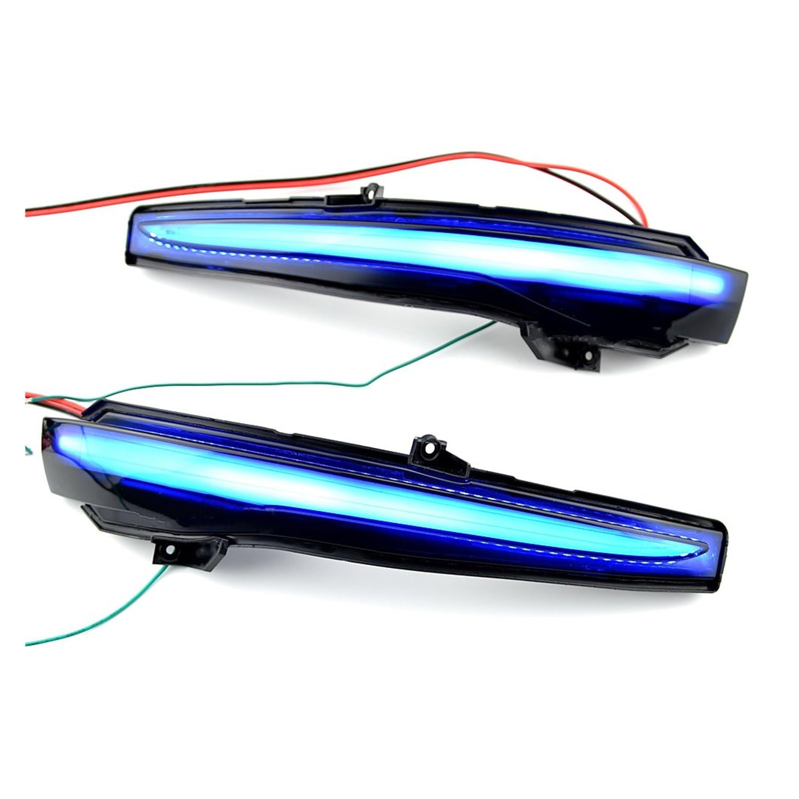 Turn Signal Light Dynamic Turn Signal Blinker Sequential Side Mirror Indicator Light For Mercedes For Benz C E S For GLC W205 X253 W213 W222 V-Class W447 LED Rearview Mirror Indicator ( Size : Blue-Ye