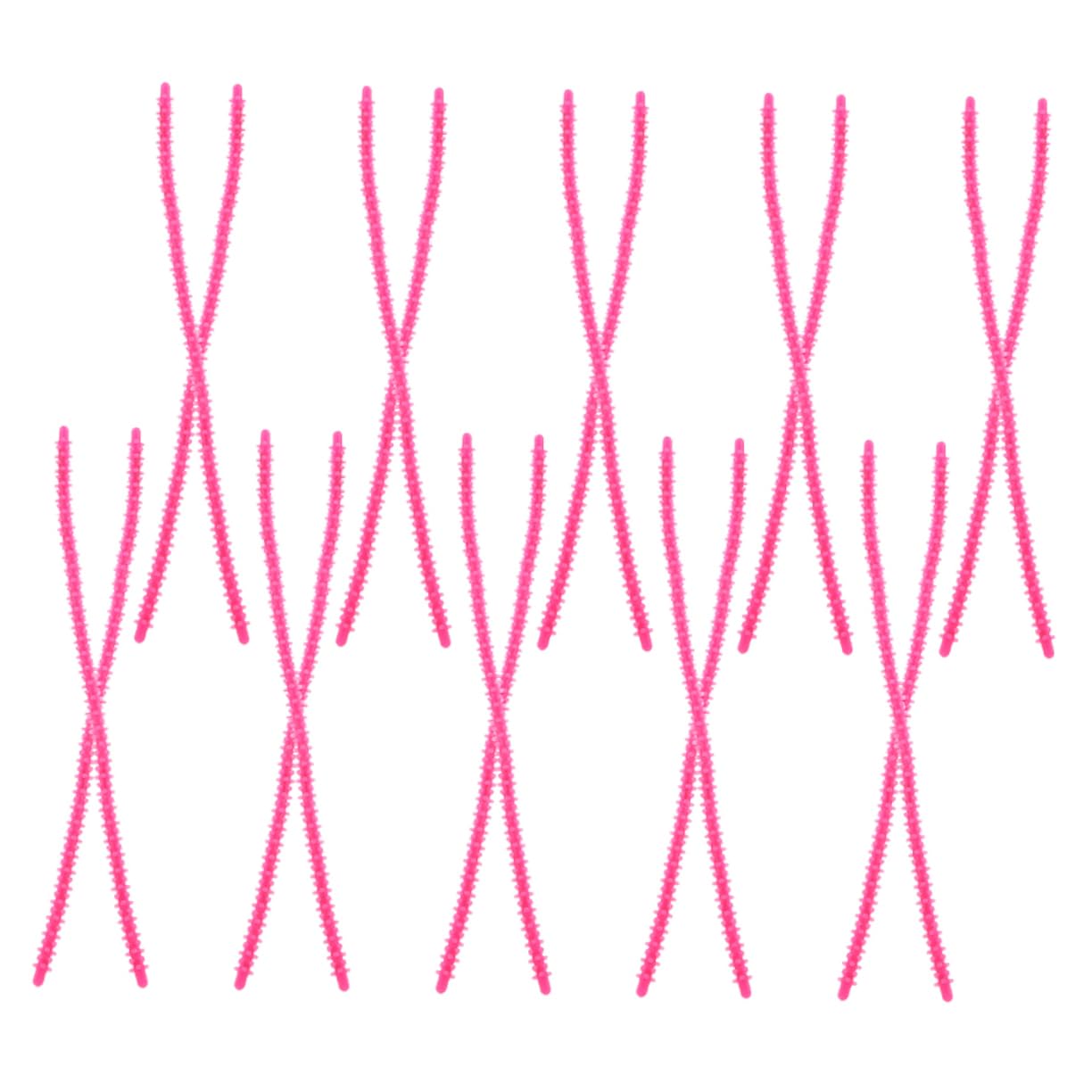 40 Piezas Varillas para Permanente de Silicona Flexibles Rizadores para Cabello y Color Rosa Herramientas para Peinados Mujeres