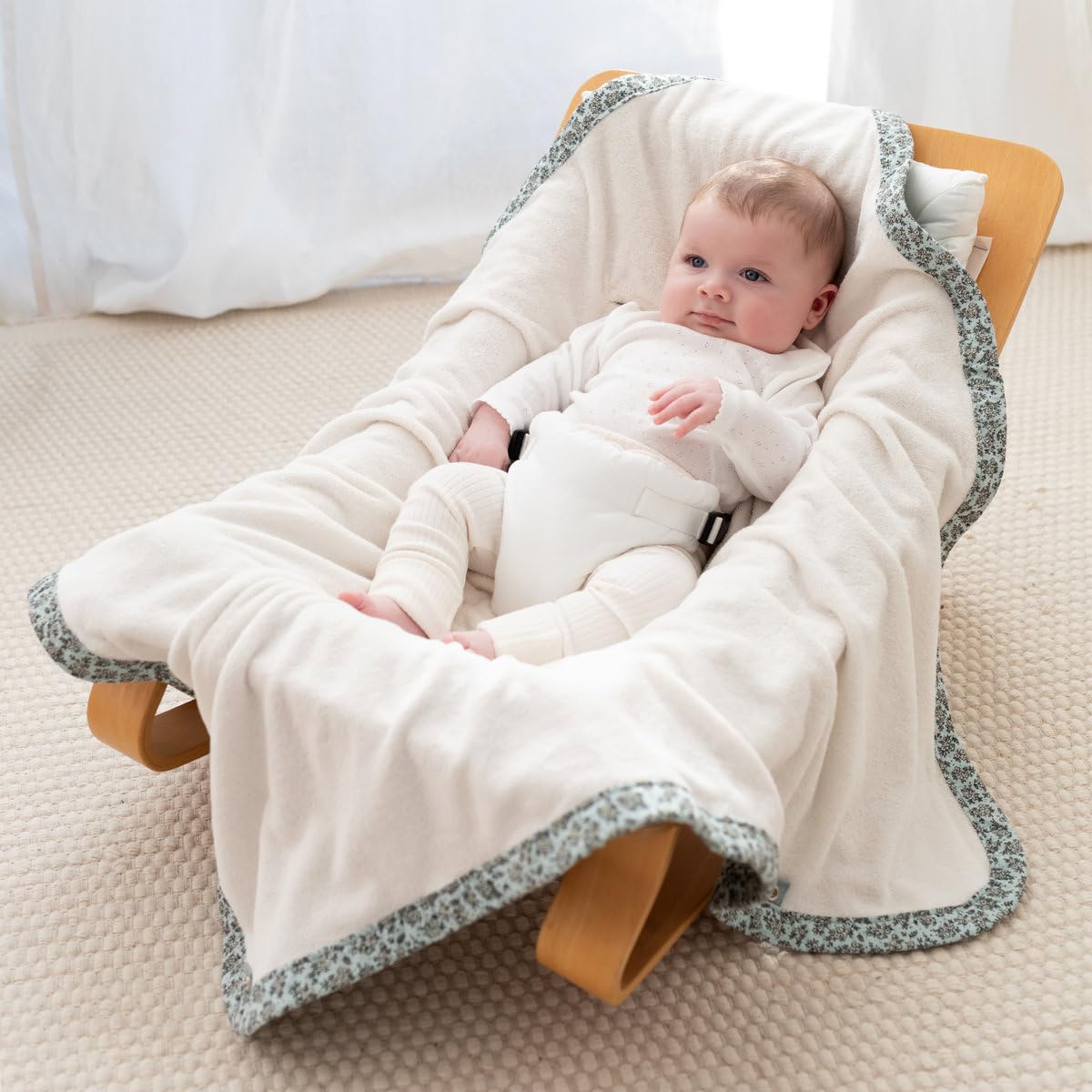 Nid d'ange biside en Jersey Heidi opalin - Bemini