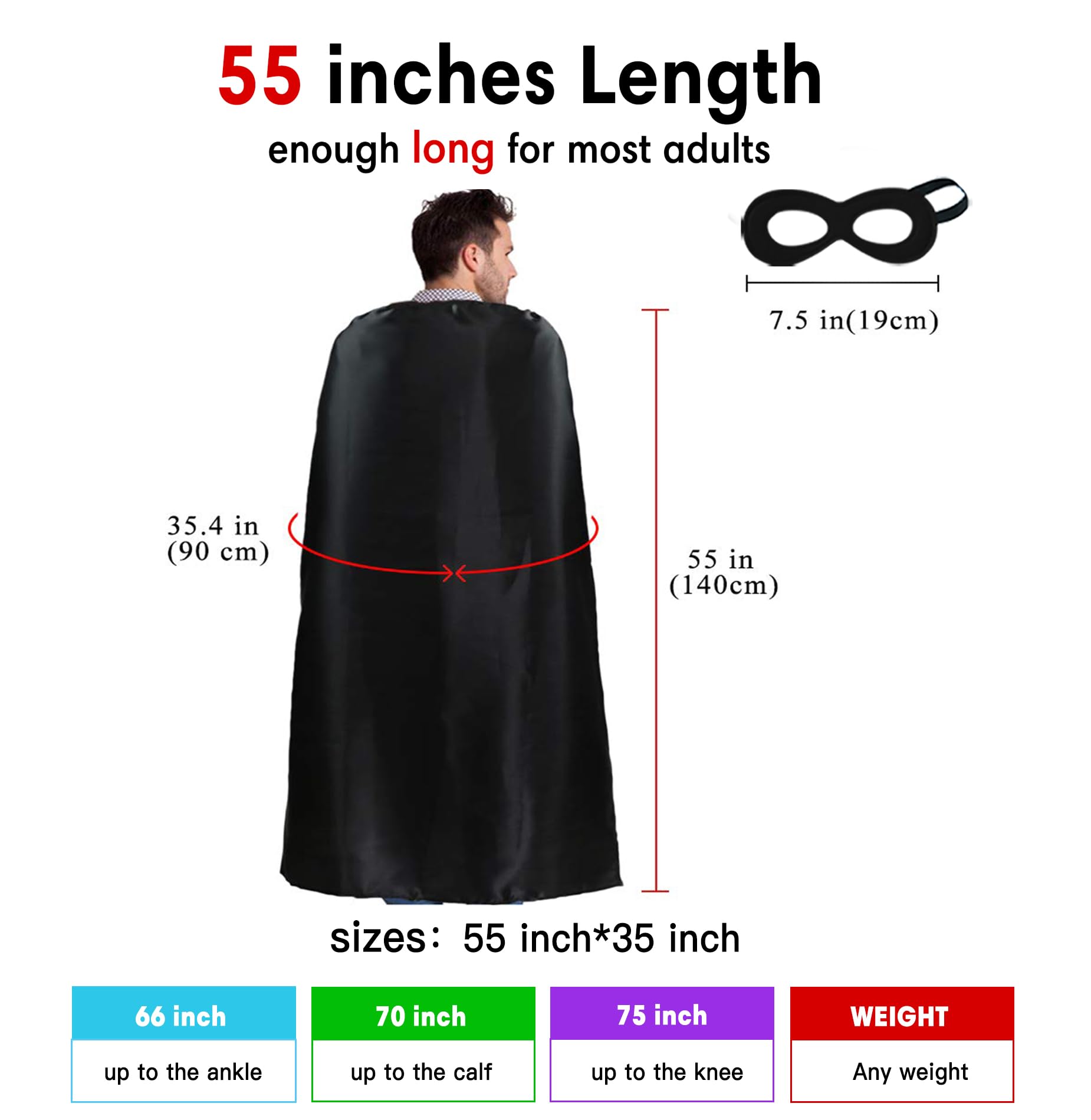 D.Q.Z Bulk Superhero-Capes and Masks for Adults Super Hero Capes Group Costume Halloween Dress Up Team Spirit Party,10 Pack