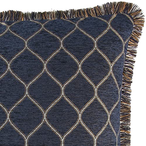 Croscill Valentina Euro Sham With Navy Finish 2A0-502O0-9018-410 #TOP2