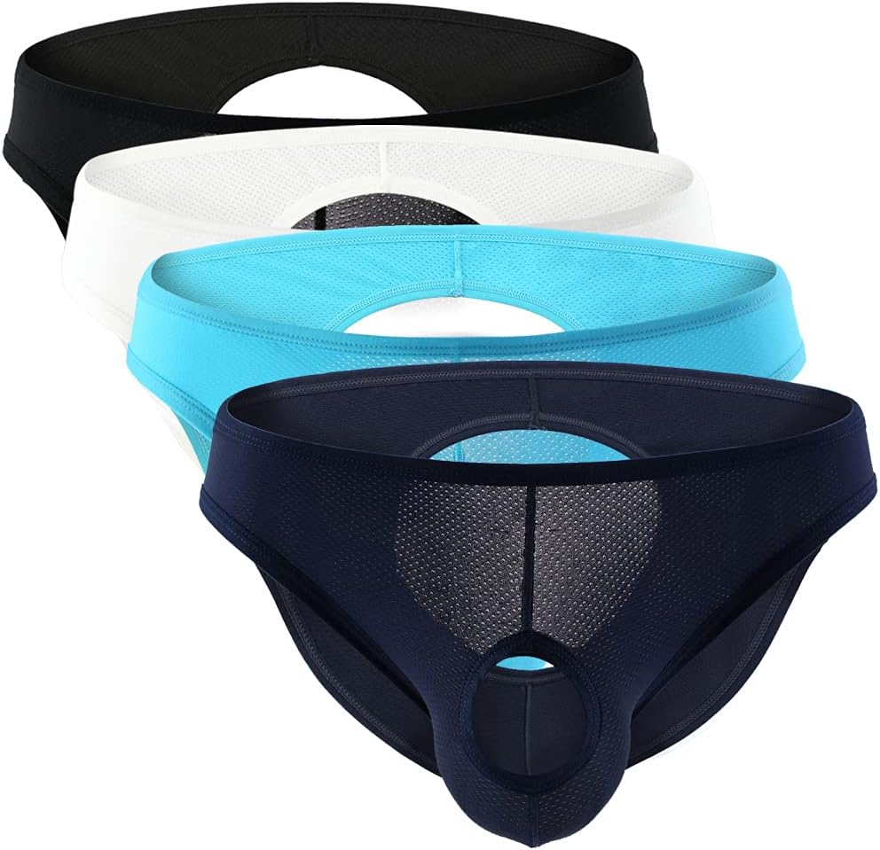 Men's Underwear Sexy Mesh Briefs