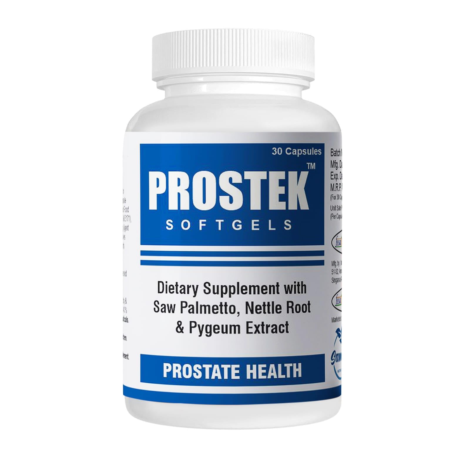 Samika nutricare Prostek Softgels Natural Supplement For Prostate Health, Bladder Relief And Improved Urinary Flow With Saw Palmetto, Pygeum & Beta-Sitosterol:- 30 Capsules Pack of 2 (B0CW3B611V) Amazon Price History, Amazon Price Tracker