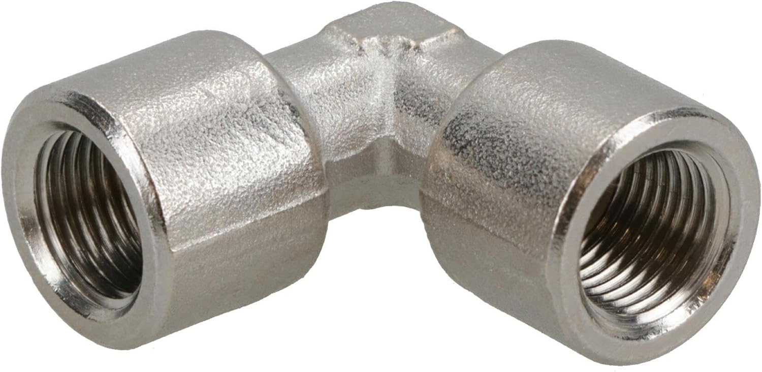 1/8 BSP Elbow 90 Degree Angle Fitting Female to Female Air Line Pipe FT073