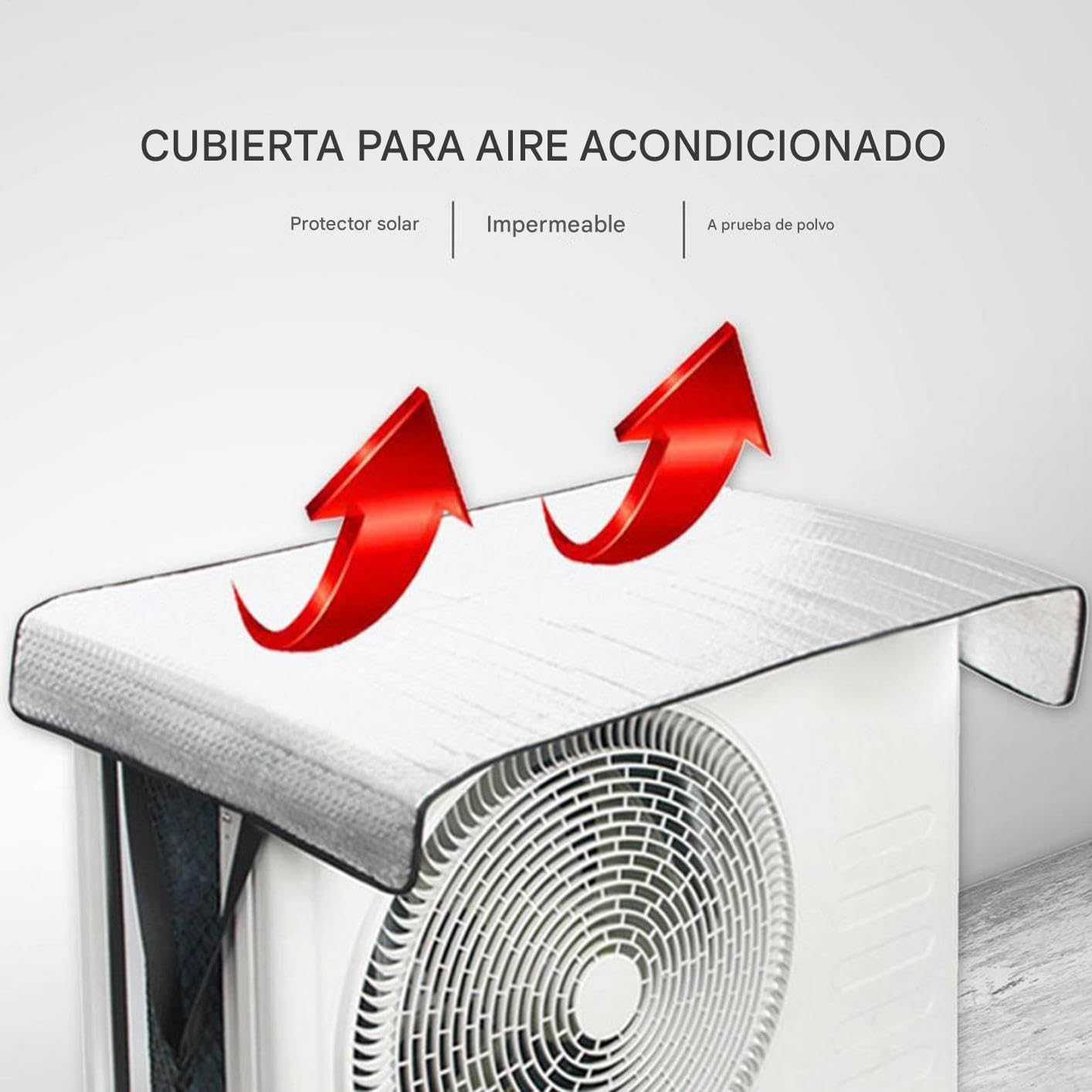 Funda Para Aire Acondicionado De Exteriores Impermeable Cubierta Antipolvo