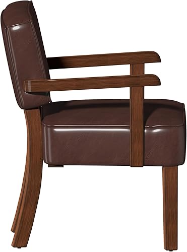 Miniatura 74 de Juego de 2 sillas decorativas con mesa, sillas de sala de estar con asiento suave y reposabrazos para sala de estar, dormitorio, sala de lectura,