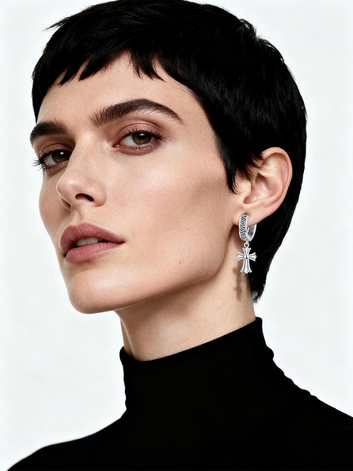 925 Sterling Silver Celtic Knot Cross Dangle Earrings Celtic Cross Jewelry Gifts - Image 6