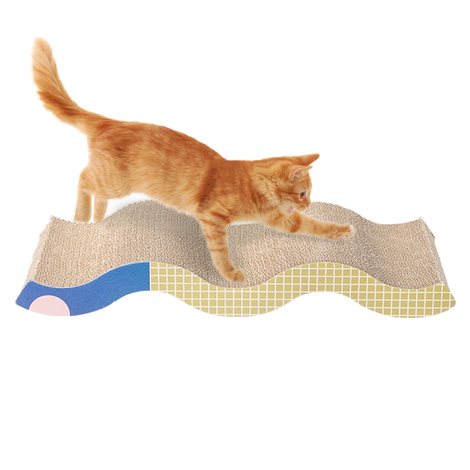 TiraPer Gatto Tappetino amaca interattiva per il e la protezione dei mobili | Tavoletta Grattatoio Per Gatti Per Domestici Da Interno, Ideale, Protegge Mobili, Pavimenti