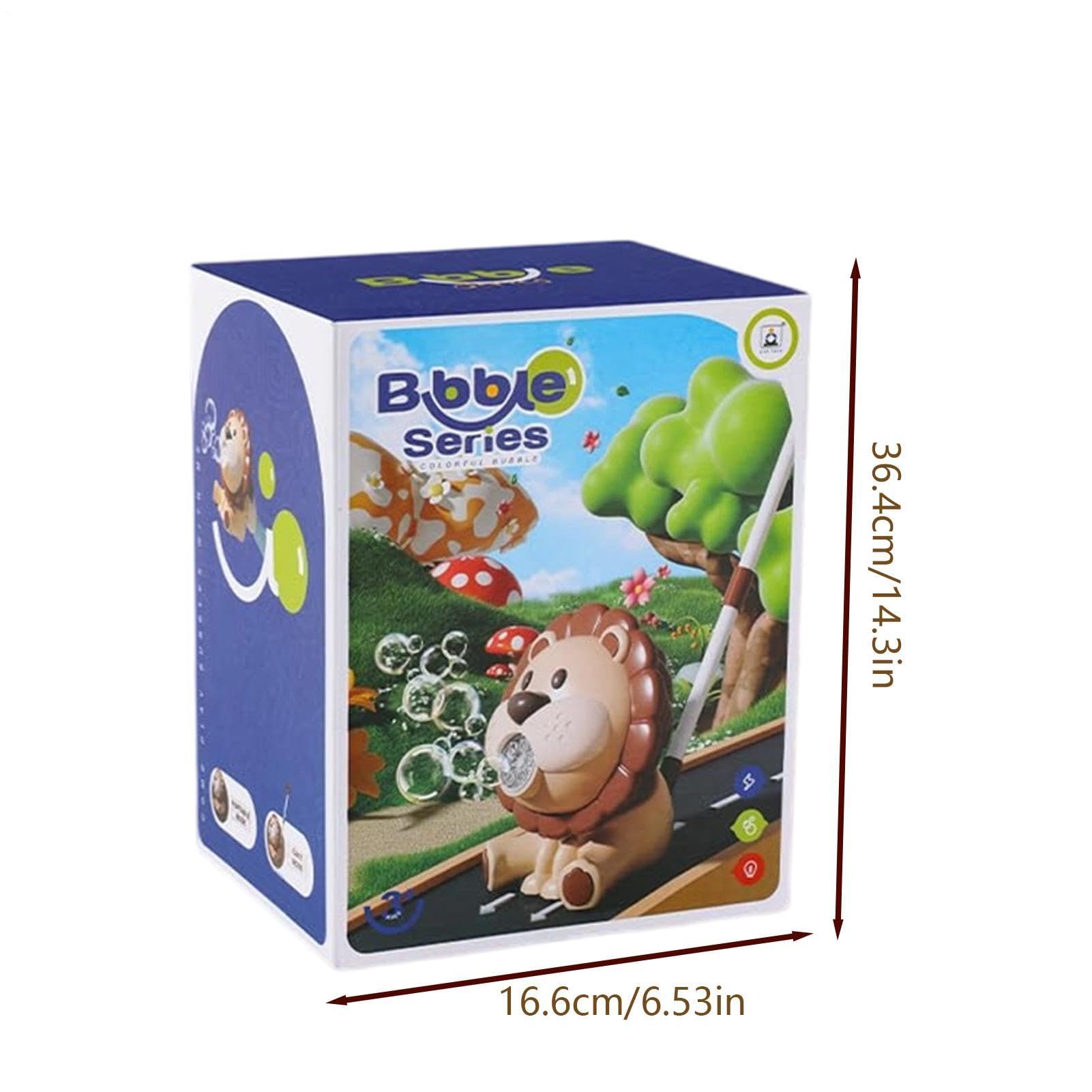Bolle di sapone tosaerba a forma di leone, divertente giocattolo automatico in schiuma | Macchina per bolle di sapone ricaricabile per bambini, per doccia, bagno, festa di compleanno, giardino
