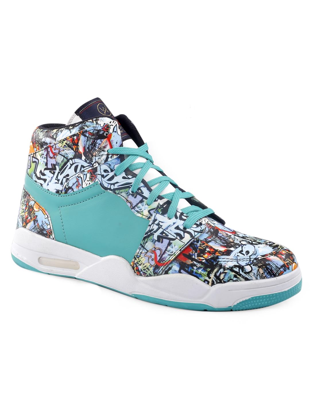 WOAKERS Synthetic Leather Casual Sneaker Shoes for Men (Sky Blue, 10) (PRINT-554) (B0CX5BTQD6) Amazon Price History, Amazon Price Tracker