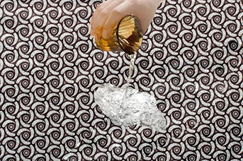 Image of The Furnishing Tree PVC Waterproof Microwave Oven Cover Compatible for Whirlpool 20 L Grill MW20GW Packed Pattern Grey