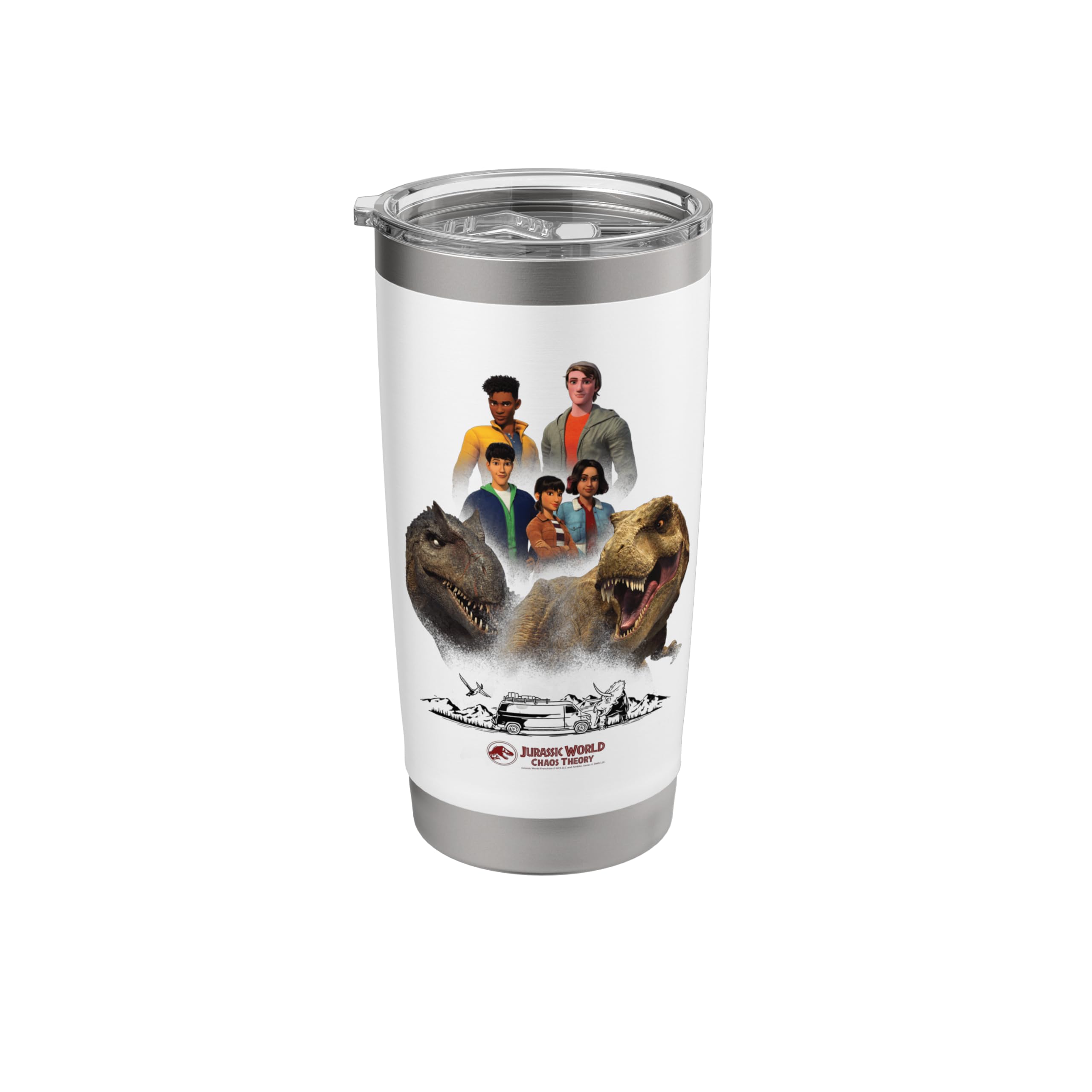 Jurassic World: Chaos Theory Nublar 5 T-Rex Stainless Steel Insulated Tumbler