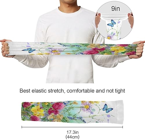 Miniatura 6 de Mangas de enfriamiento para mujeres y hombres con agujero para el pulgar, mangas para el sol, para jardín, granja, deportes, golf, conducción, pesca