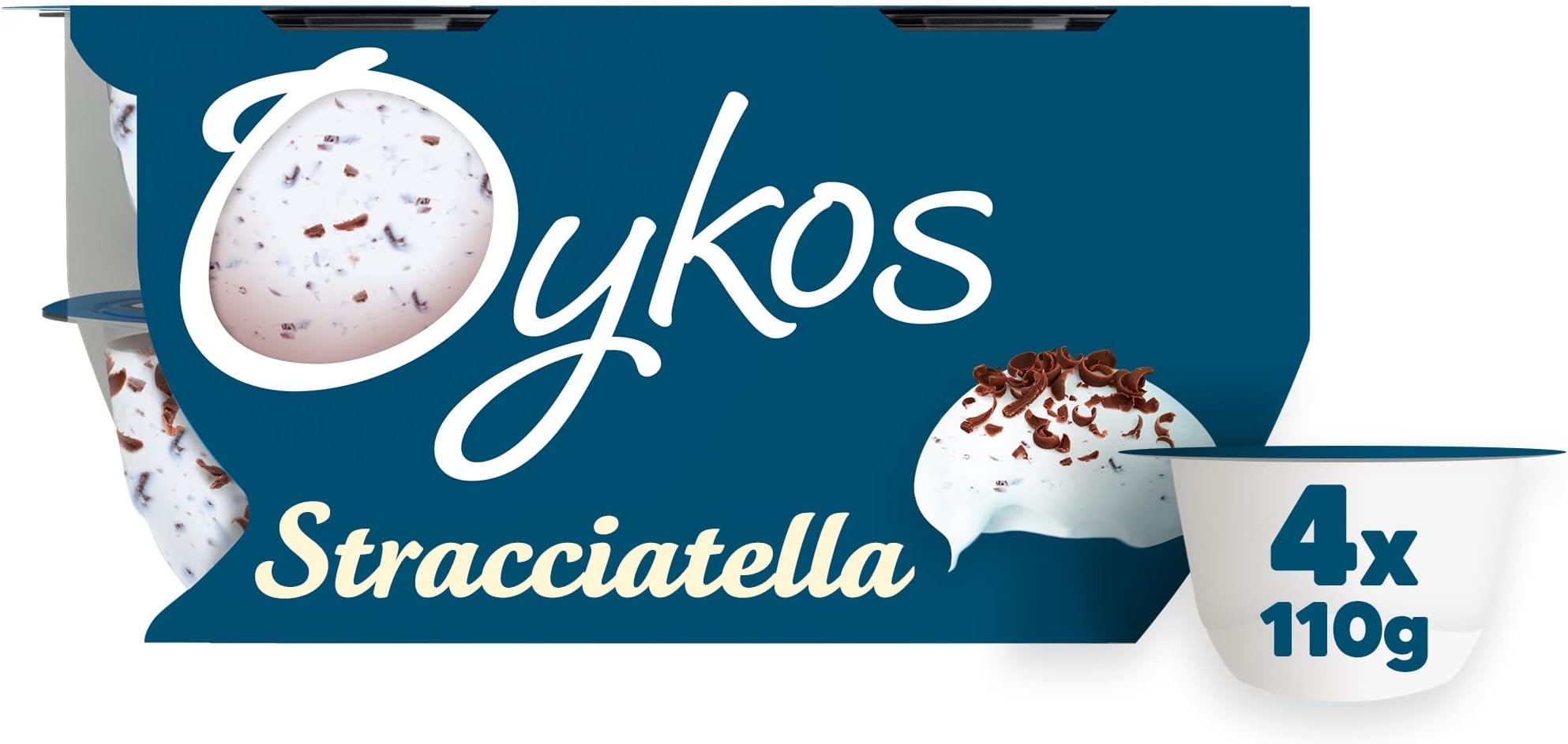 Oykos Stracciatella Greek Style Yoghurt, 4x110g