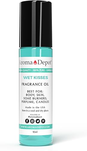 Wet Kisses Aceite Fragancia I Perfume I Aceite para la Piel I Aceite perfumado. Proyectos de bricolaje como velas, bombas de baño, mantecas