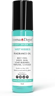 Wet Kisses Type 10 ml Fragrance Oil I Perfume I Skin Oil I Scented Oil. DIY Projects Such as Candles, Bath Bombs, Body Butters, Creams and lotions. Works for Diffuser, Burners, or Warmers.