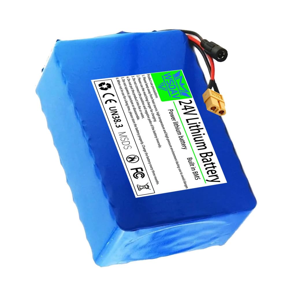 24-Volt-Lithium-Akkupack (24 V, 5 Ah, 7,5 Ah, 10 Ah, 12,5 Ah, 15 Ah, 17,5 Ah, 20 Ah) mit Ladegerät