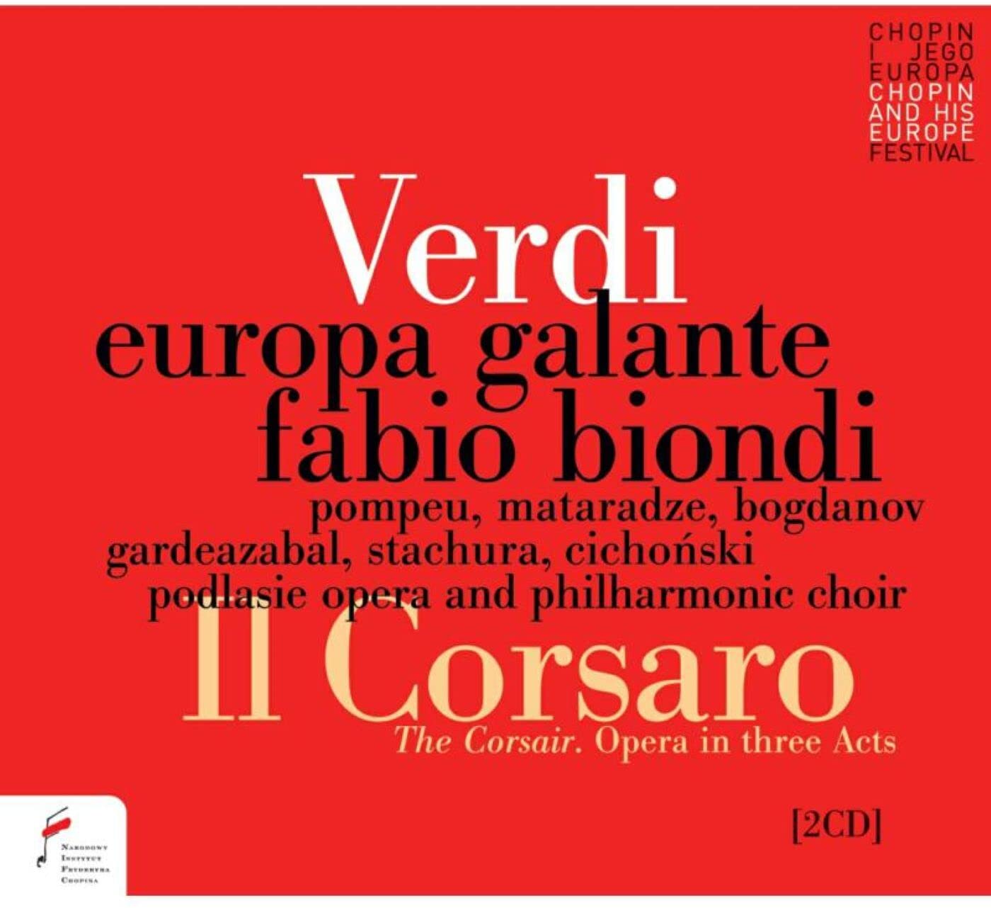 Verdi: Il Corsaro: The Corsair, Opera in Three Acts