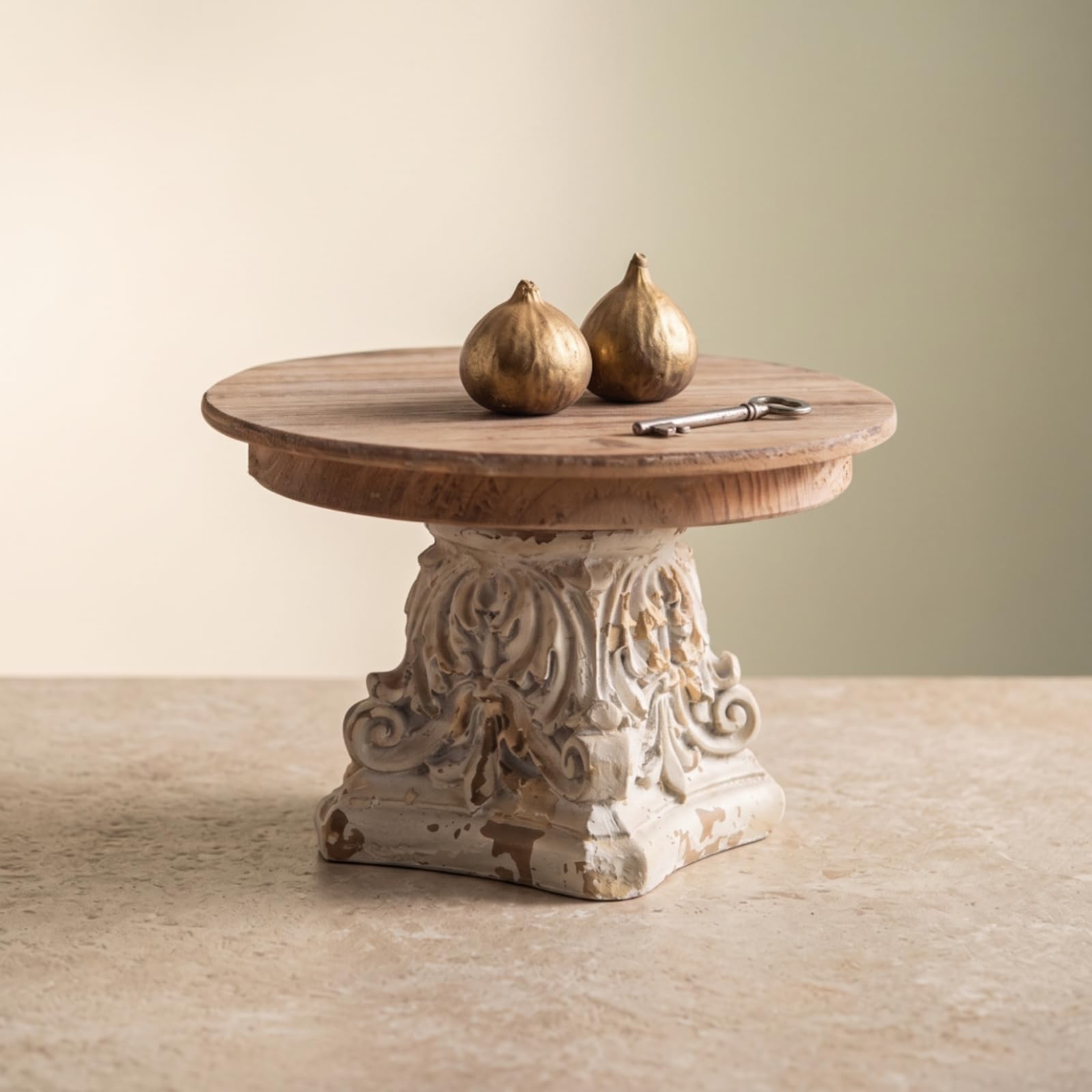 Vassoio a Due Livelli Vassoio Vetrina Supporto Espositore Centrotavola in Legno Rettangolare con Manico Adatto per Casa , Vassoio Da Dessert In Legno Massello Stile Americano A2263