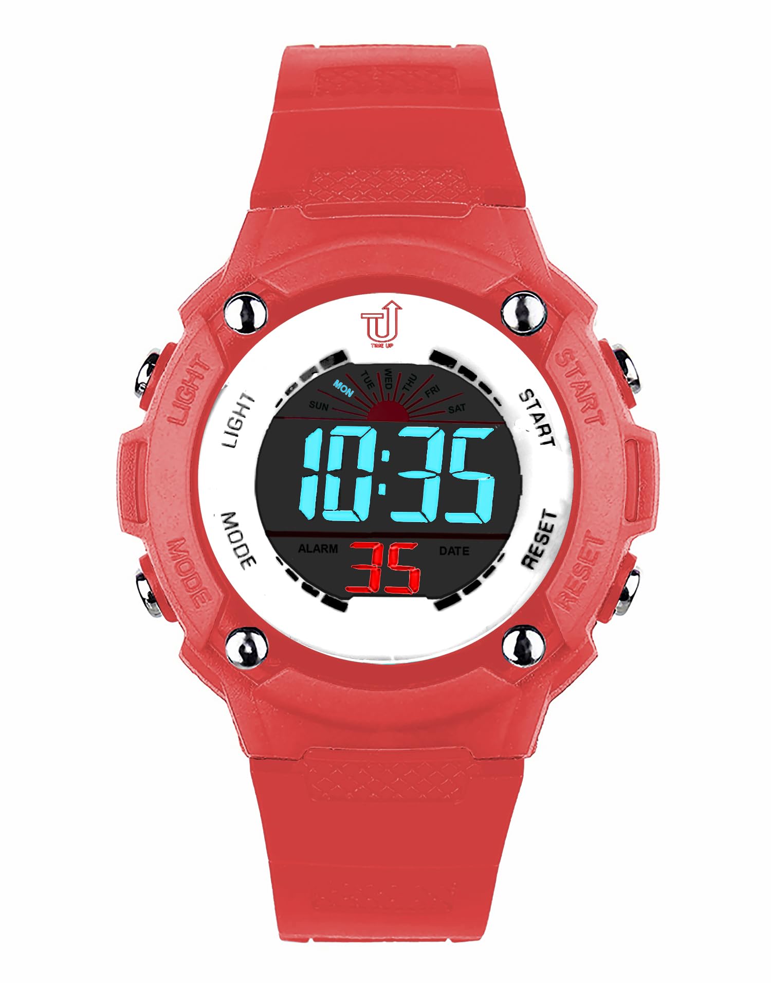 Time Up Digital Dial Glowing Night Light Countdown & Waterproof Small Size Watch for Kids Boys & Girls (Age:3-10 Years)-YS-SD6X (Classic Red) (B0DG5VK8X7) Amazon Price History, Amazon Price Tracker