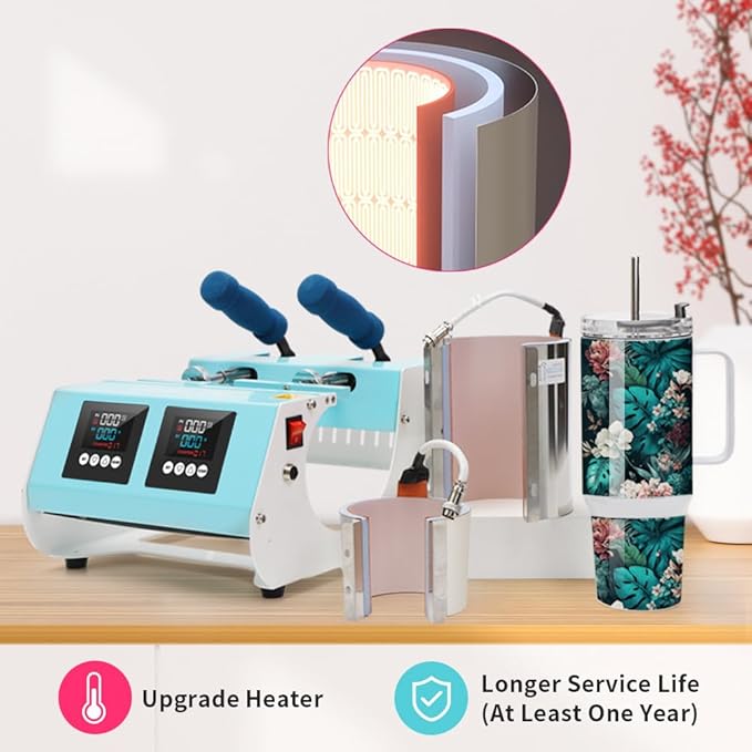 Prensa Térmica para Tumbler PYD Life 2 en 1 Dual 40 OZ miniatura 5