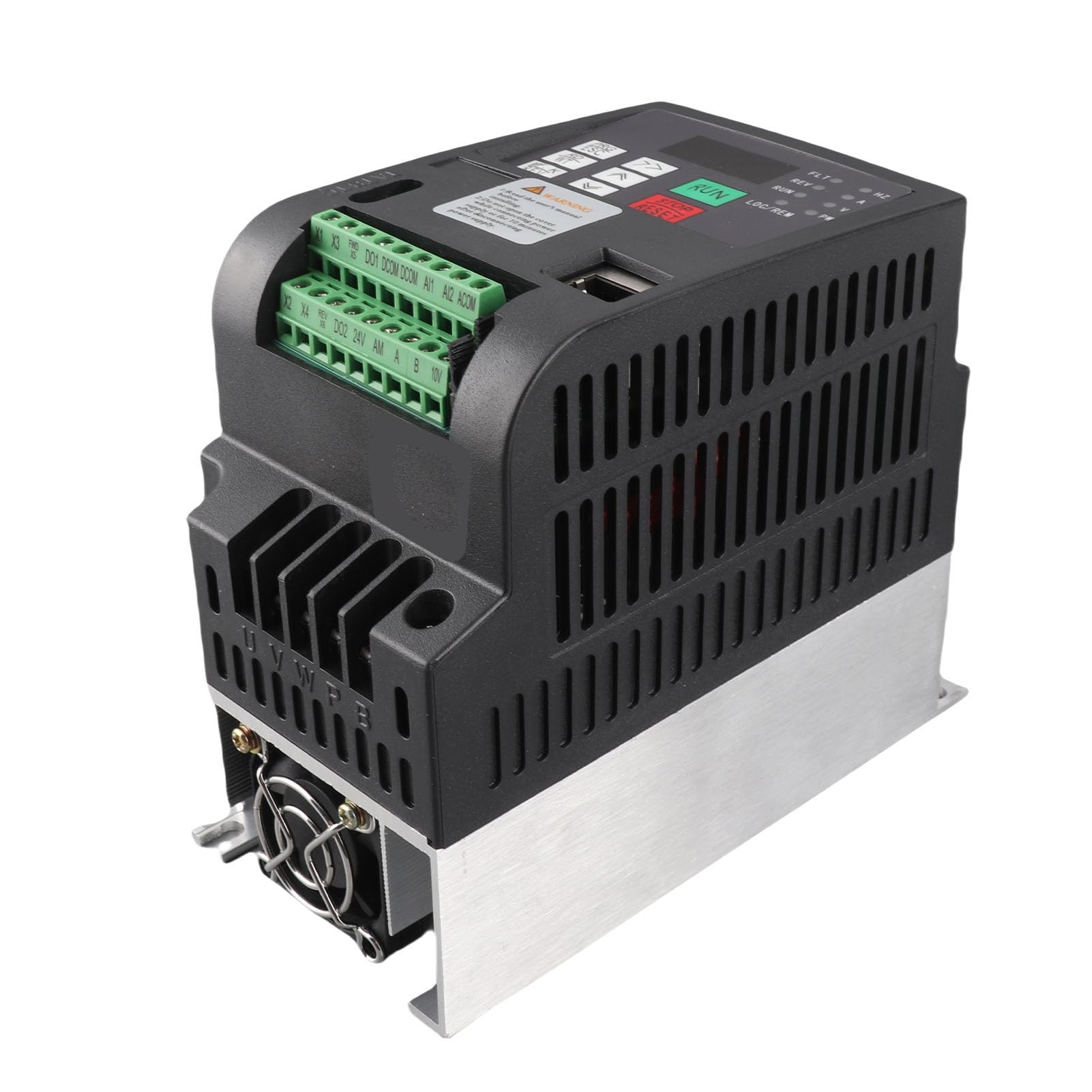 NFLIXIN Inversor Solar de Frecuencia Variable 2,2kW DC200400V para Bombas Fotovoltaicas con Enfriamiento Eficiente y Display Digital Rojo