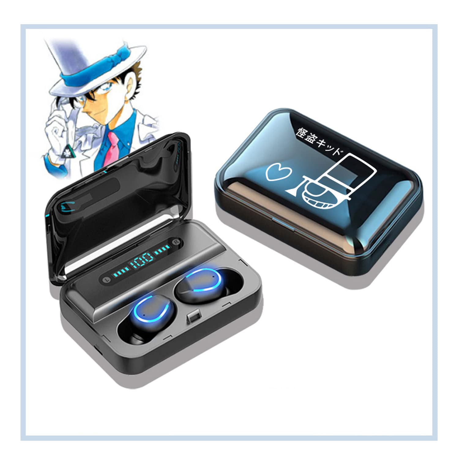 【新品】 名探偵コナン 怪盗キッド Bluetooth イヤホン ワイヤレス 新品】 名探偵コナン 怪盗キッド Bluetooth イヤホン ワイヤレス