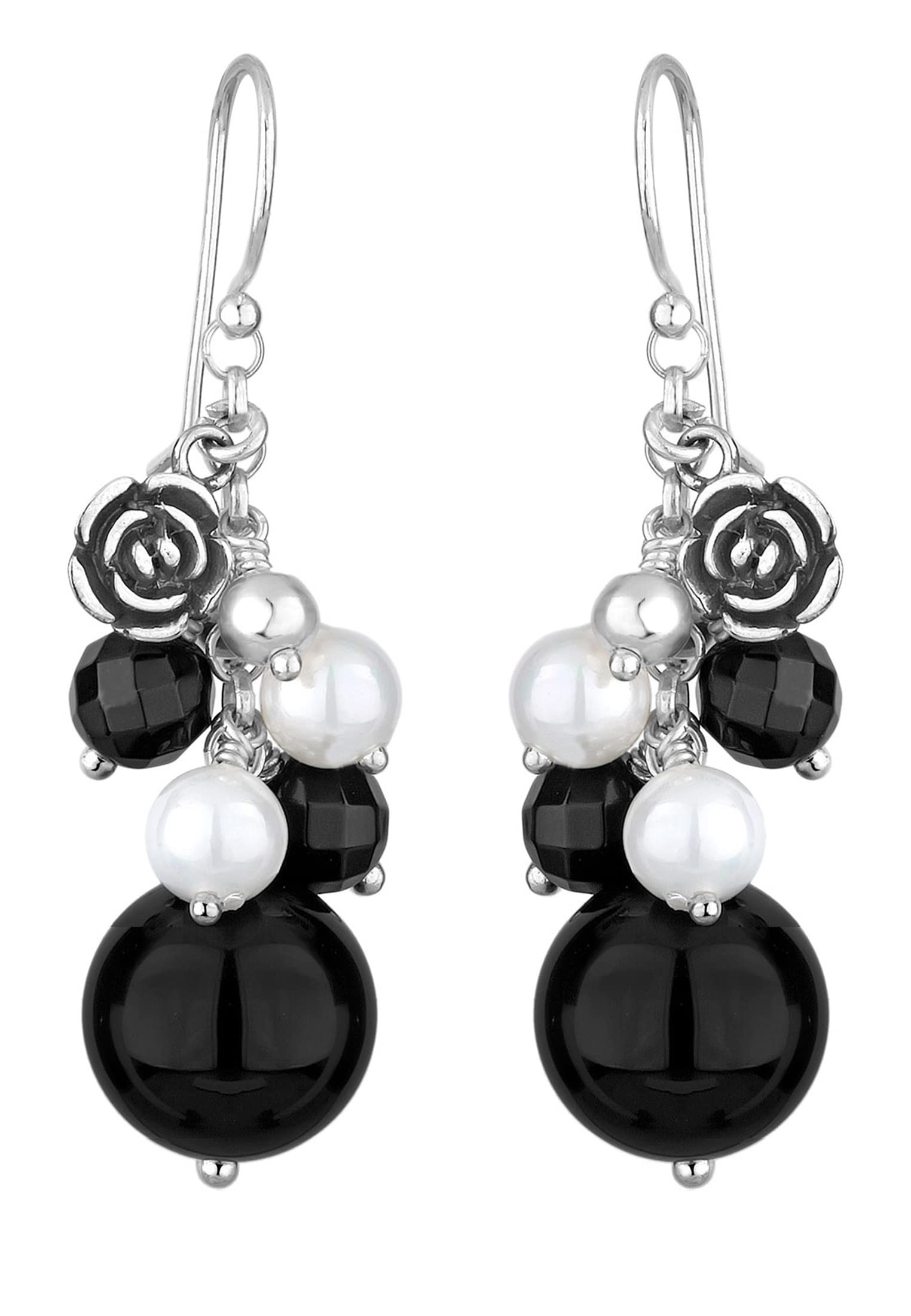 Elli Women's 925 Sterling Silver Xilion Cut Earrings