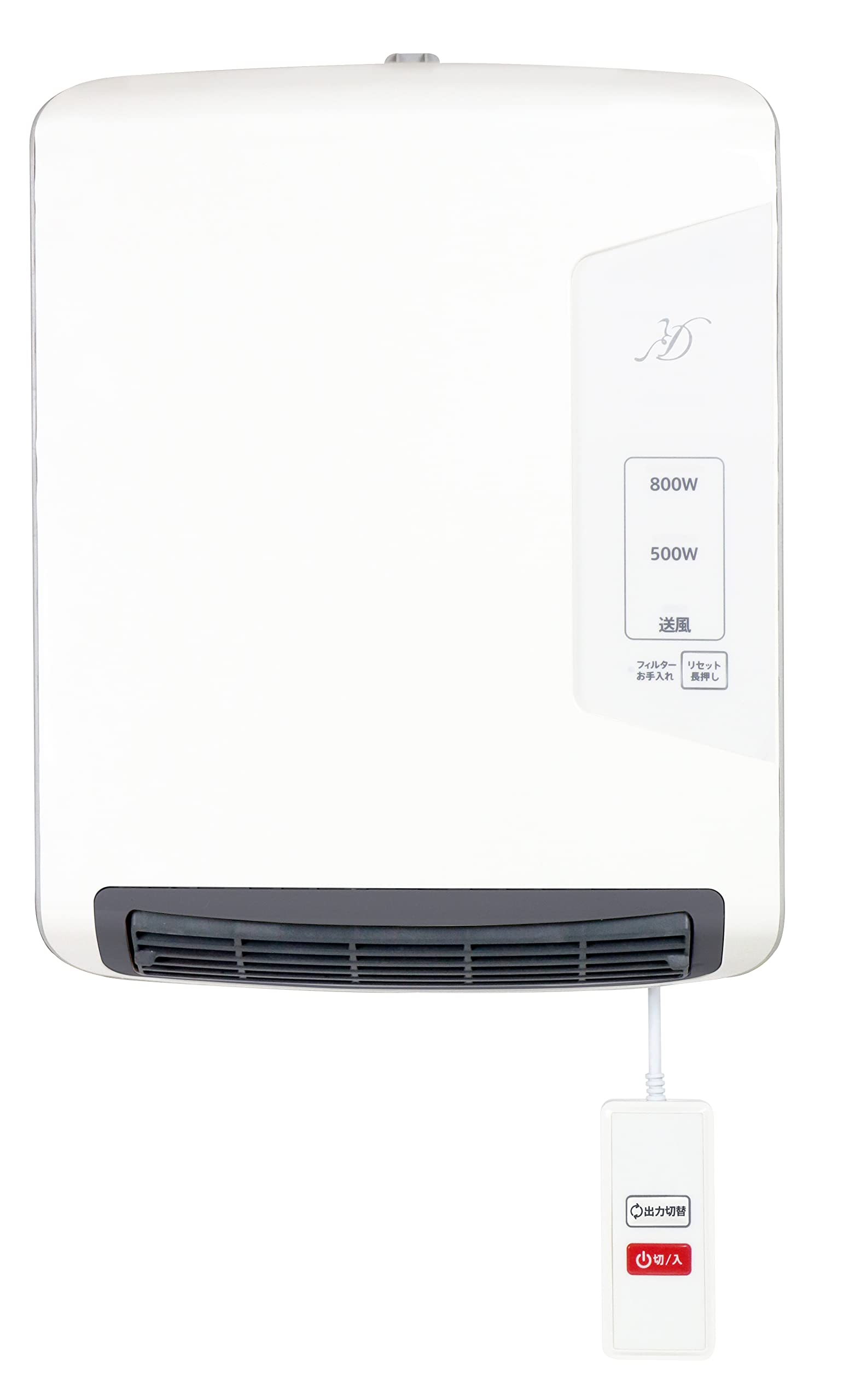 Amazon.co.jp: Denkosha ZEPEAL Dressing Room Heater DWC-A823-WH