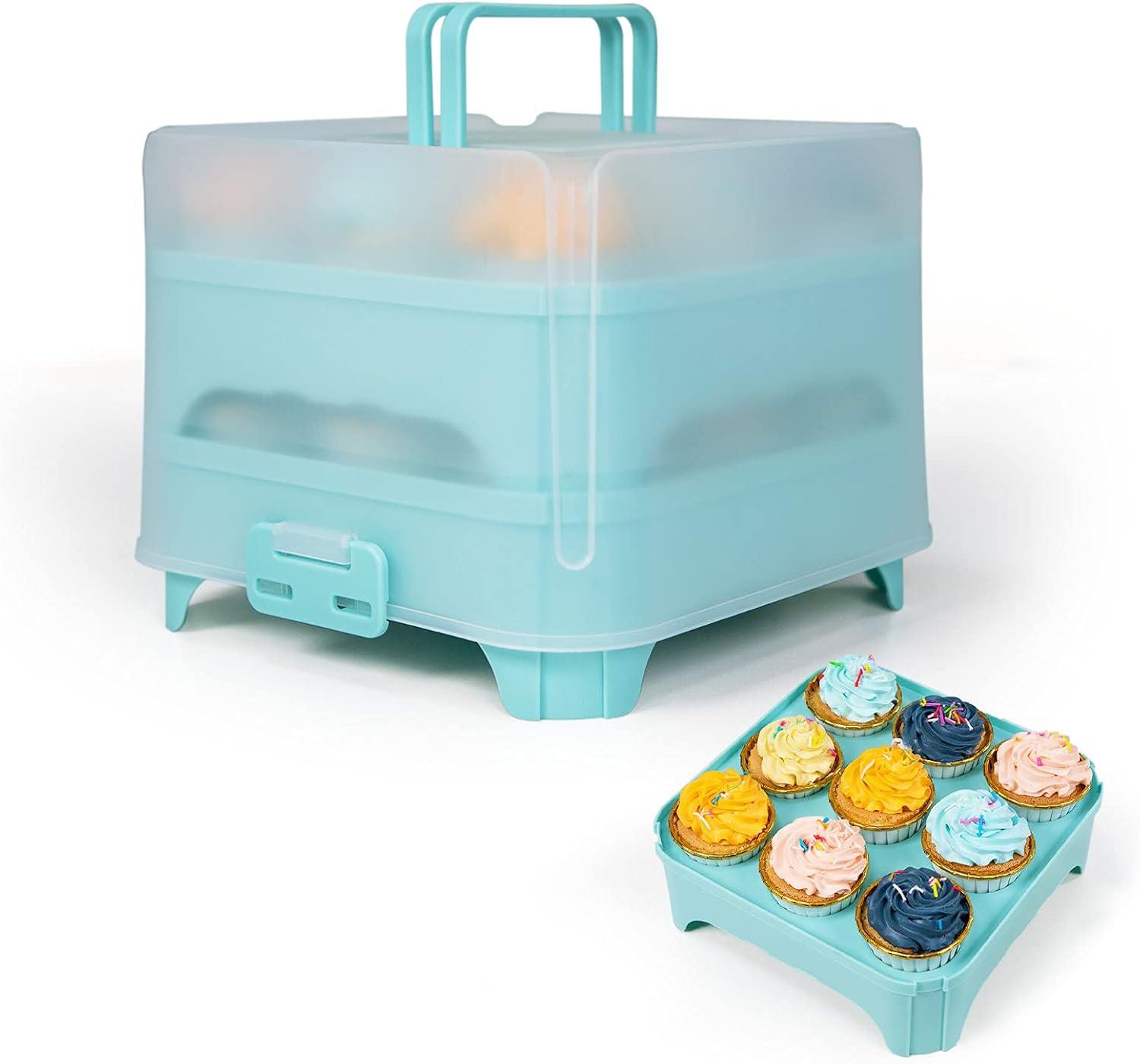 Cupcake Carrier,Cupcake Containers Reusable, Cupcake Holder