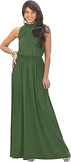 2025 Sexy Sleeveless Summer Formal Flowy Casual Gown