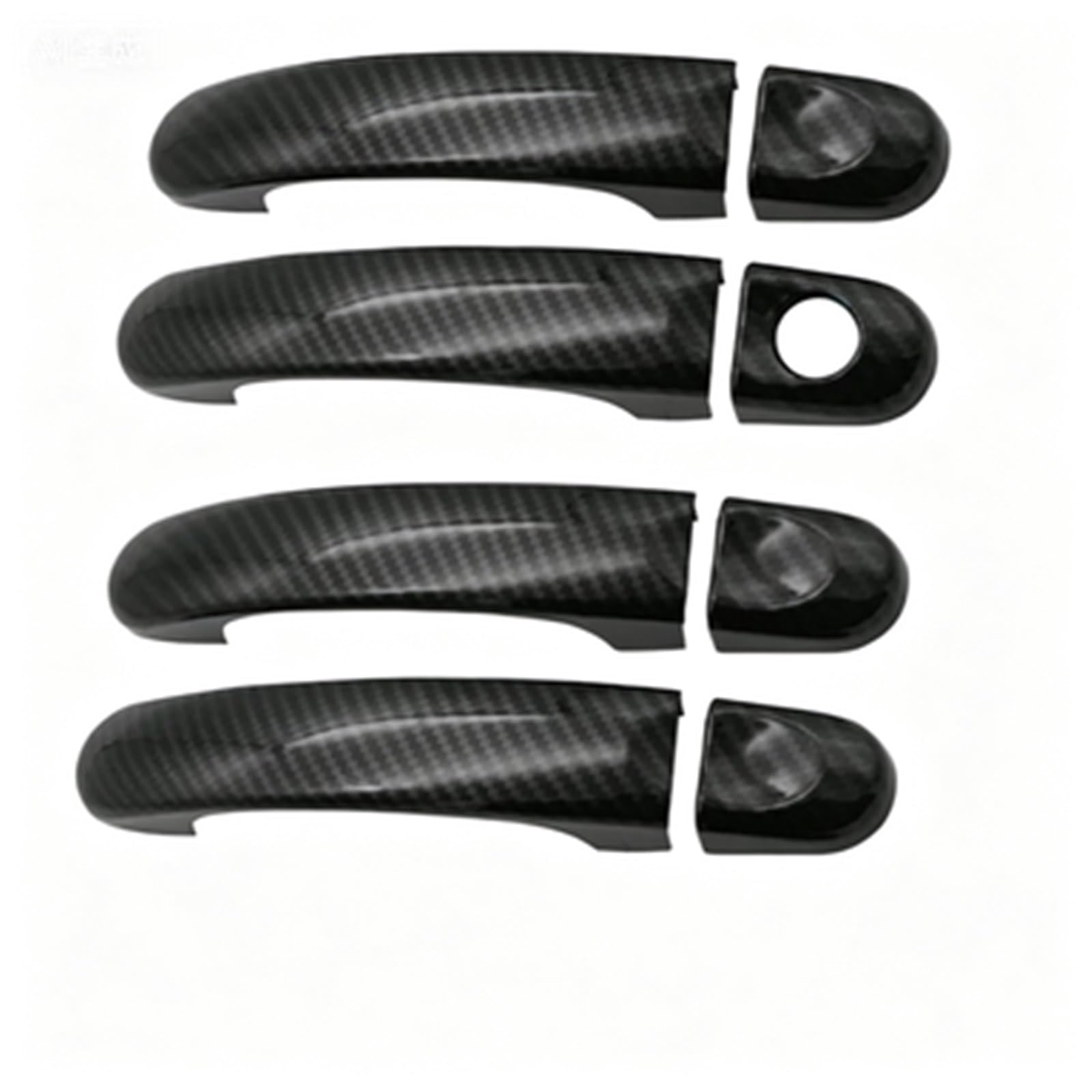 PIWINE Handle Sticker 3 Color for VW for T5 T6 for Transporter for Caravelle for Multivan for California Chrome Car Door Handle Cover Trim(Style5)