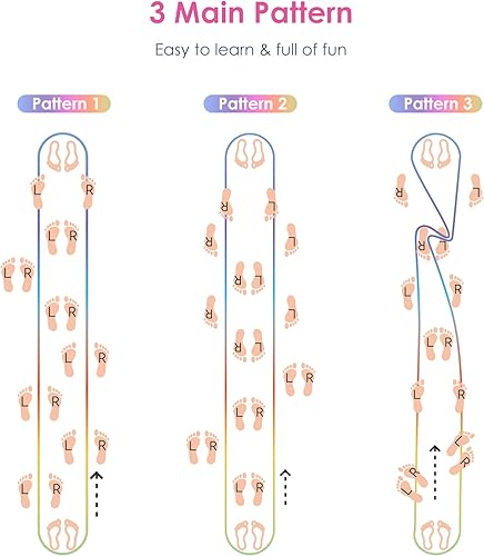 Miniatura 4 de Cuerda de saltar china, 13.1 ft de largo 0.6 in de ancho, cuerda china elástica con instrucciones (idioma español no garantizado) banda de arco iris