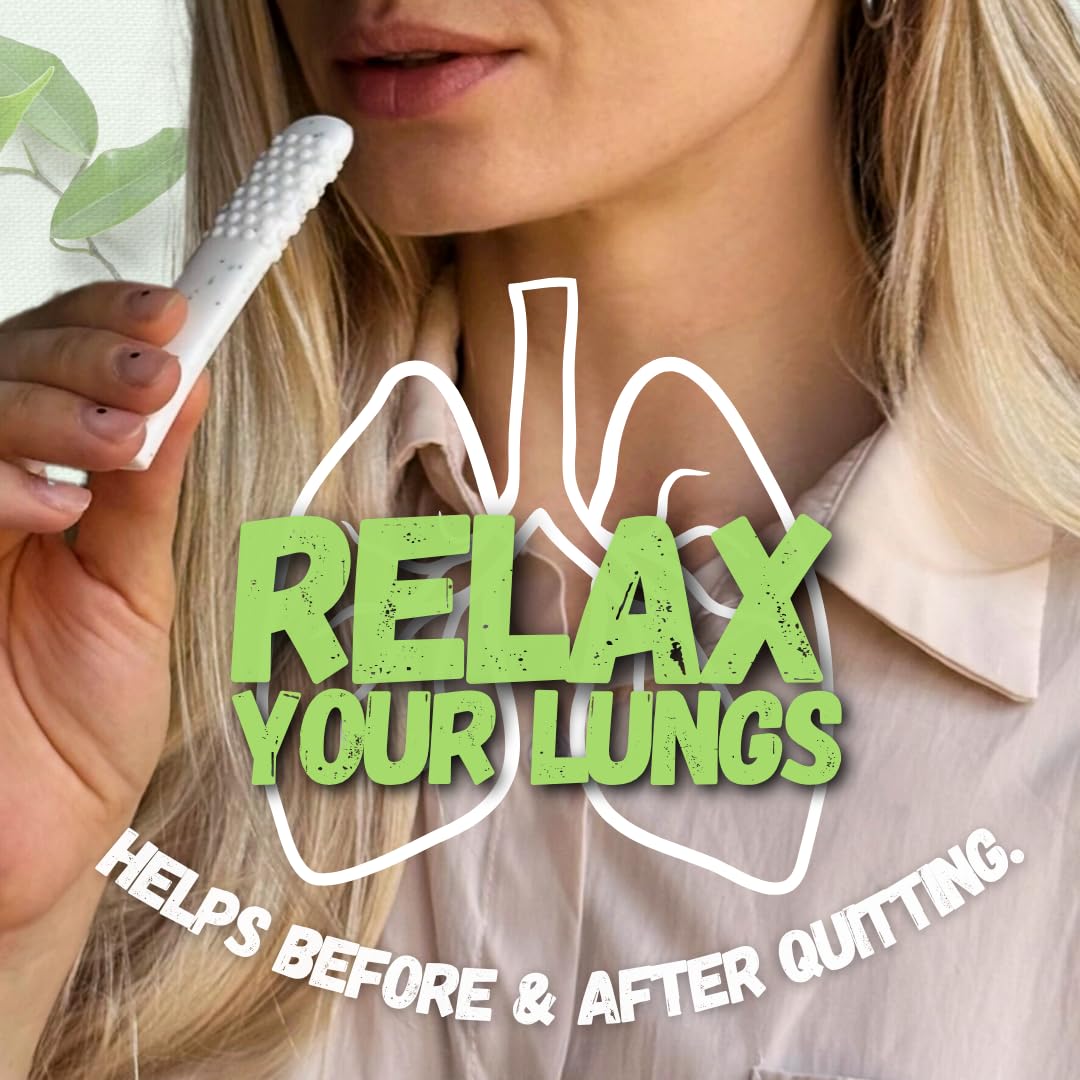 Amazon.com : Mullein + Mint Lung Detox Chewer – Natural Aromatherapy Quit  Smoking Inhaler & Quit Vaping Aid – Nicotine-Free Solution for Craving  Relief, Stress Relief Tool, and Oral Fixation Relief :