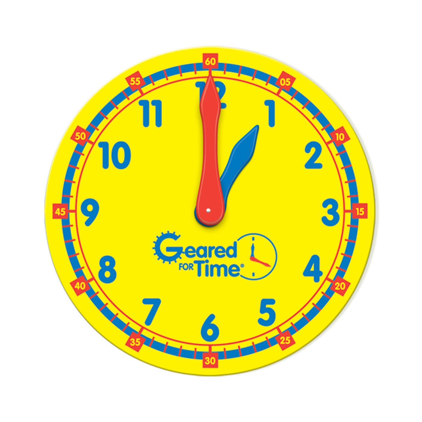 EAI Education Geared for Time Magnetic Demonstration Clock