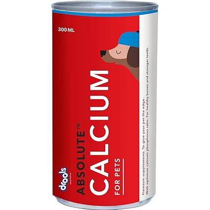 Drools Absolute Calcium Syrup- Dog Supplement, 300ml