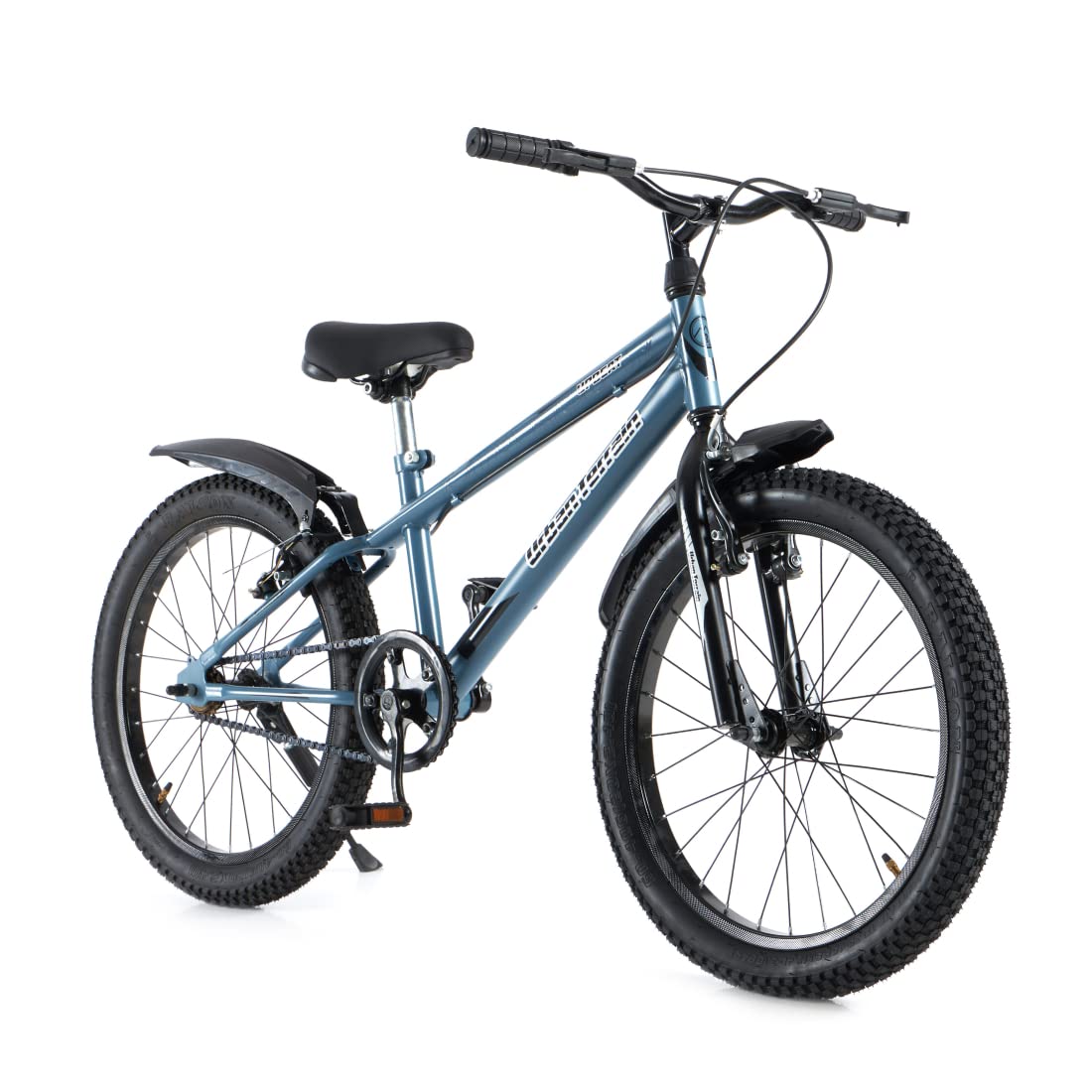 Urban TerrainUpbeat 20T Kids Cycle for 5-8 Years Unisex, Single Speed with Rigid Fork and Free Cycling Event (Frame Size: 11.5 Inch, Grey)
