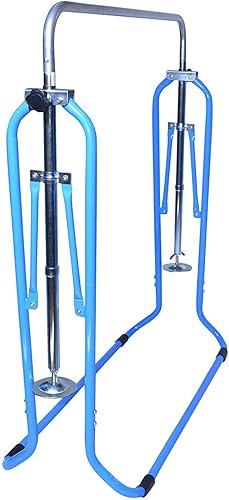 Miniatura 9 de Barra de gimnasia para niños, barra de kip horizontal para entrenamiento junior, altura ajustable, para niños, gimnasio en la selva, barras de mono,