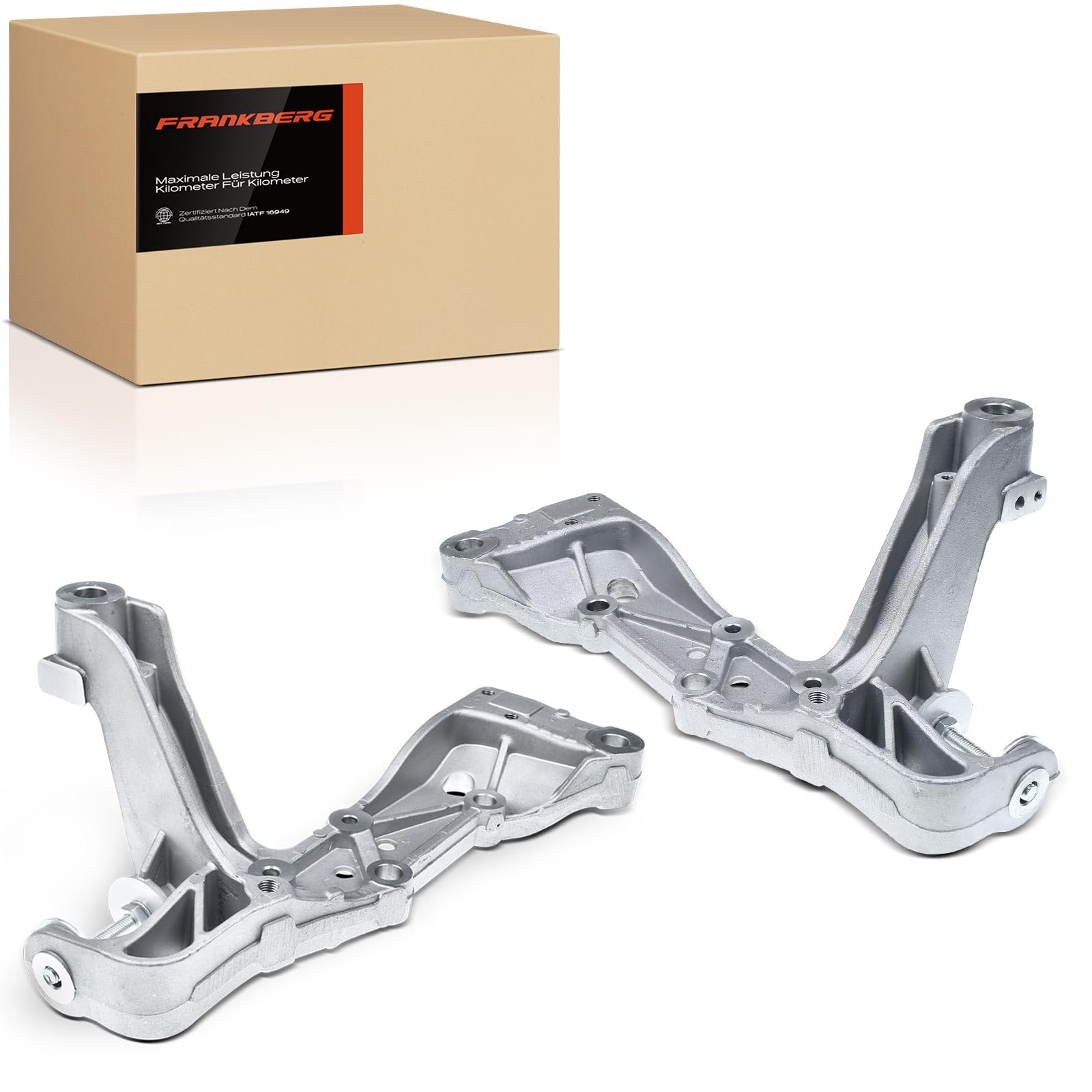 Frankberg 2x Querlenker Halter Konsole Vorne Links Rechts für A3 8P Caddy III 2K 2C Golf V 1K J-e-t-t-a III 1K T-o-u-r-a-n 1T 2003-2013