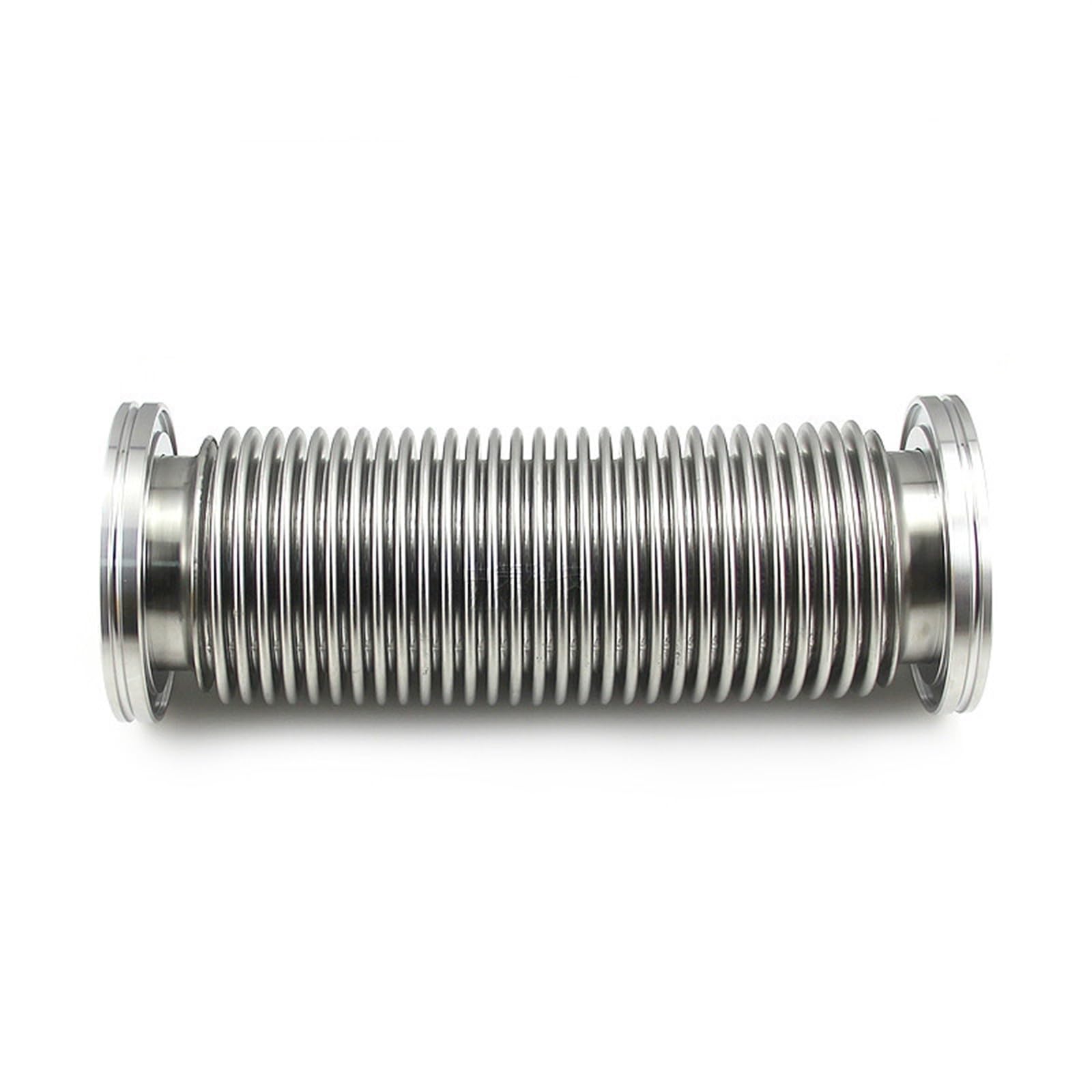 80 304 Tubo de vacío flexible de acero inoxidable Accesorio for manguera de fuelle - Junta de tubo de brida rápida, 1 pieza(150mm)