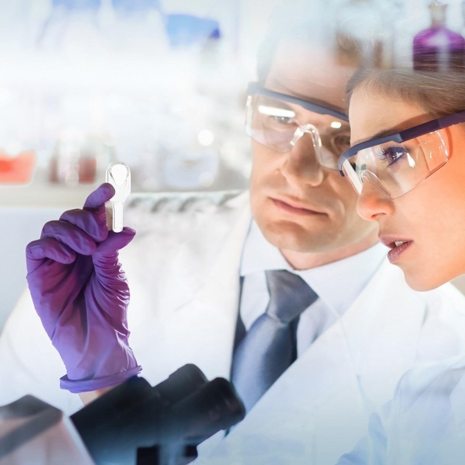 SOLUSTRE Glas Wägeschiffchen 4 Stück Transparentes Laborglas mit 4 Größen (15x25mm bis 25x75mm) – Temperaturbeständige Wägeschalen und Wiegetrichter für Laborproben und Chemische Analyse